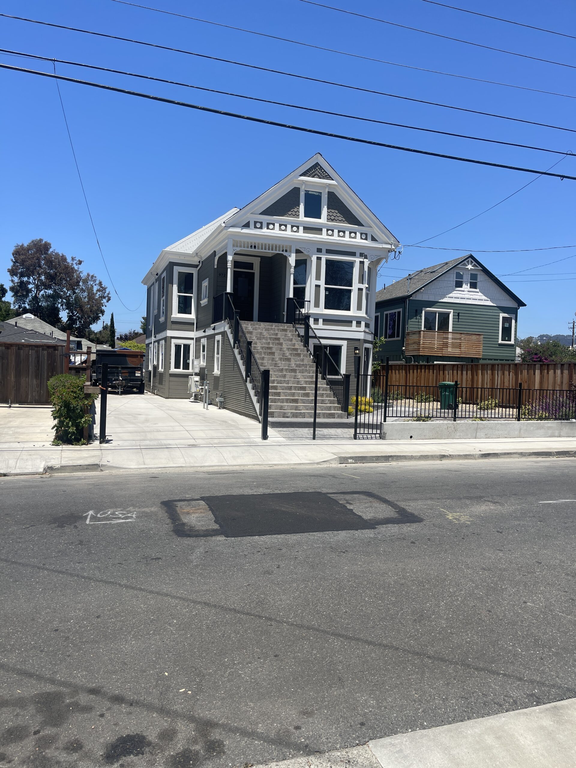 972 53rd St, Oakland, CA - finished exterior after house lift and foundation rebuild